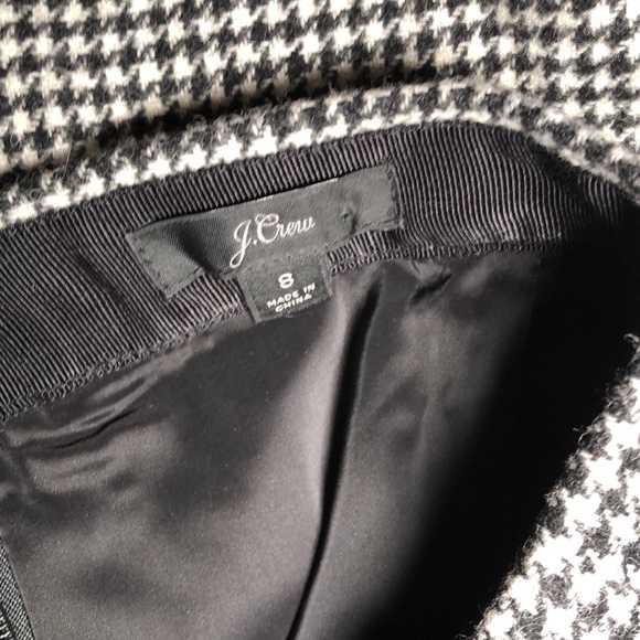j crew herringbone pattern wool skirt - Picture 4 of 9